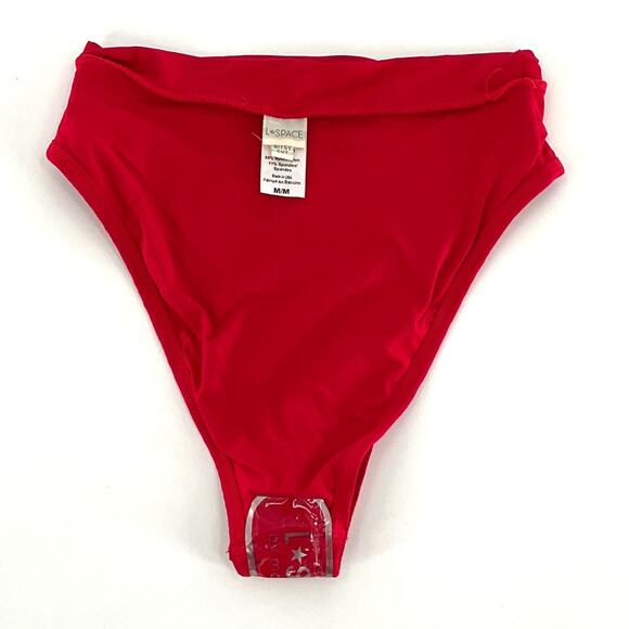 L*Space Ribbed Frenchi Bitsy Bikini Bottom M - Picture 6 of 7